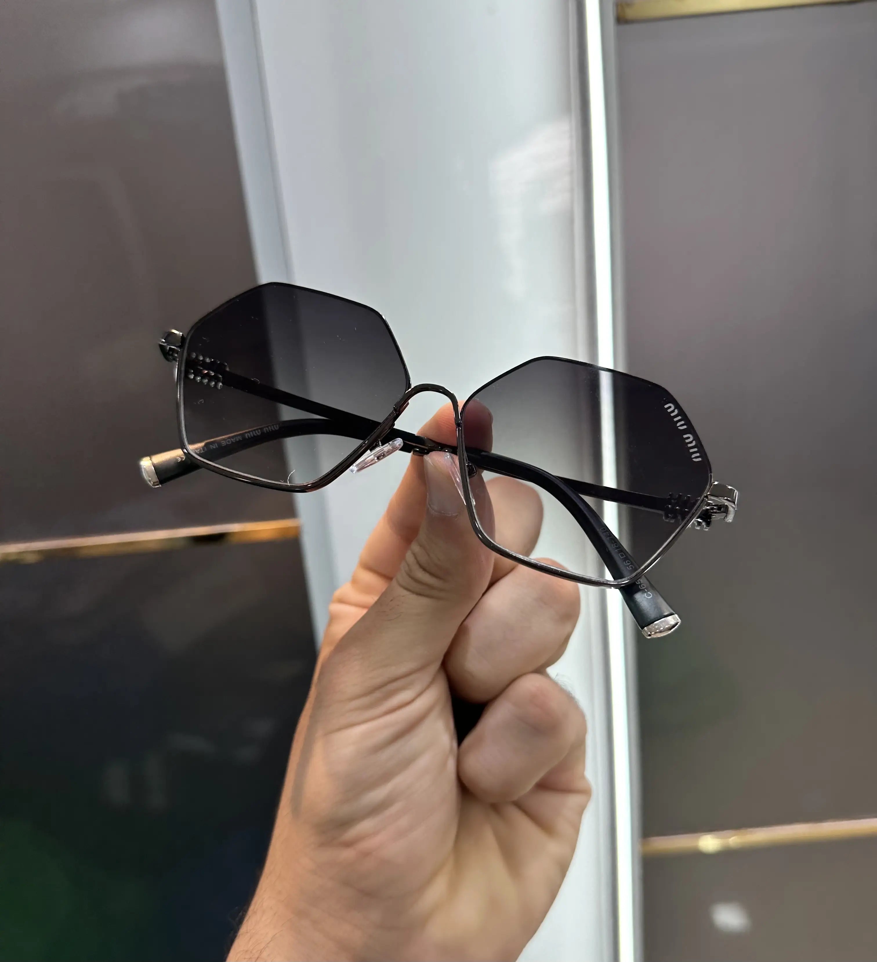 Miu Miu Gunmetal Green Premium Shades 653 Secondary image