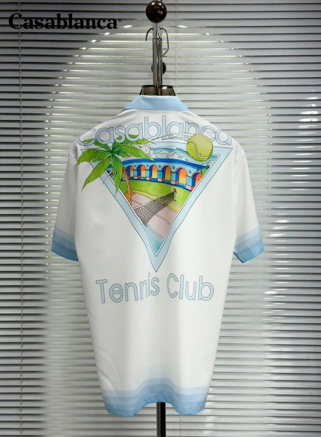 Casablanca Blue Premium Loose Fit Shirt