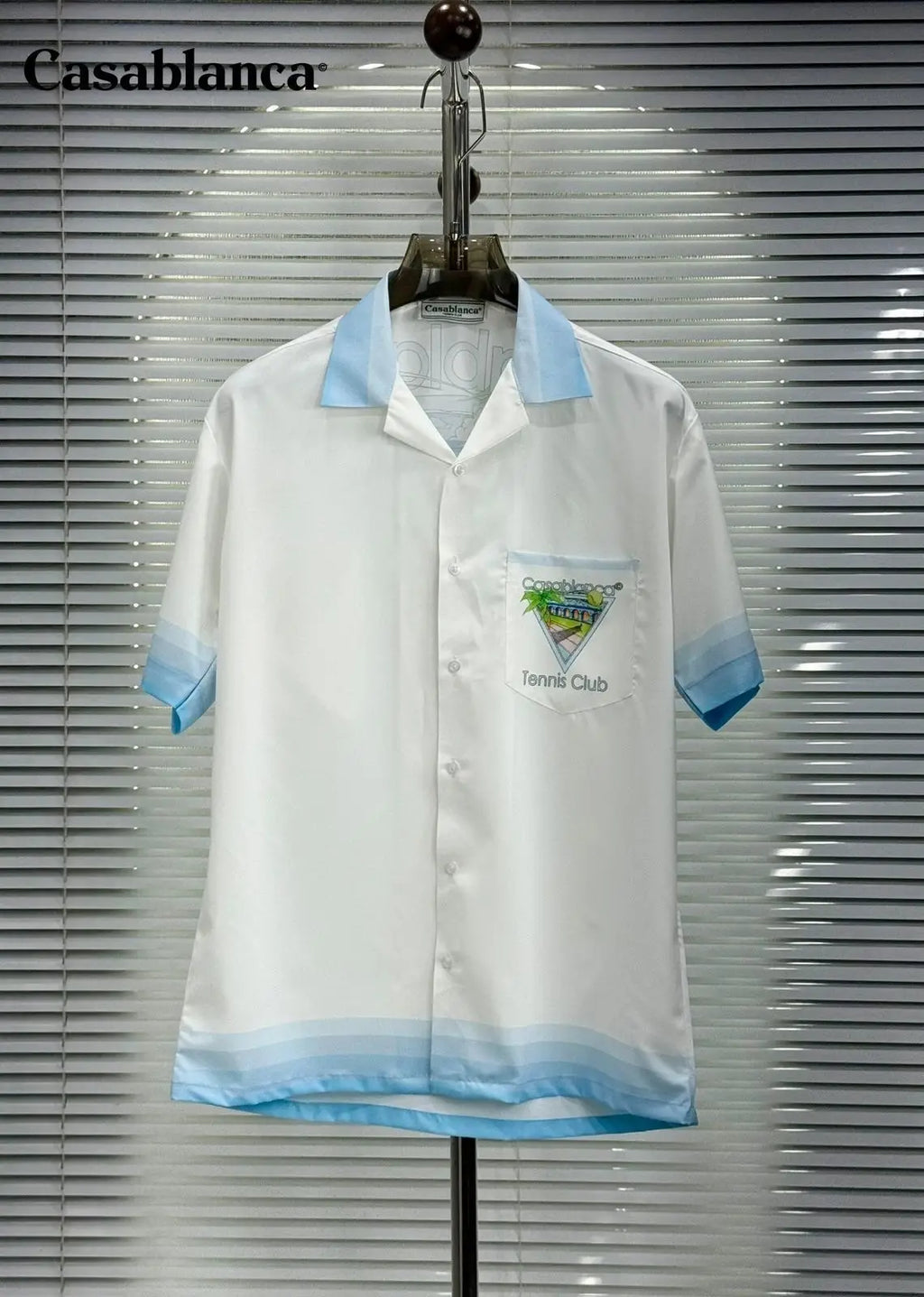 Casablanca Blue Premium Loose Fit Shirt