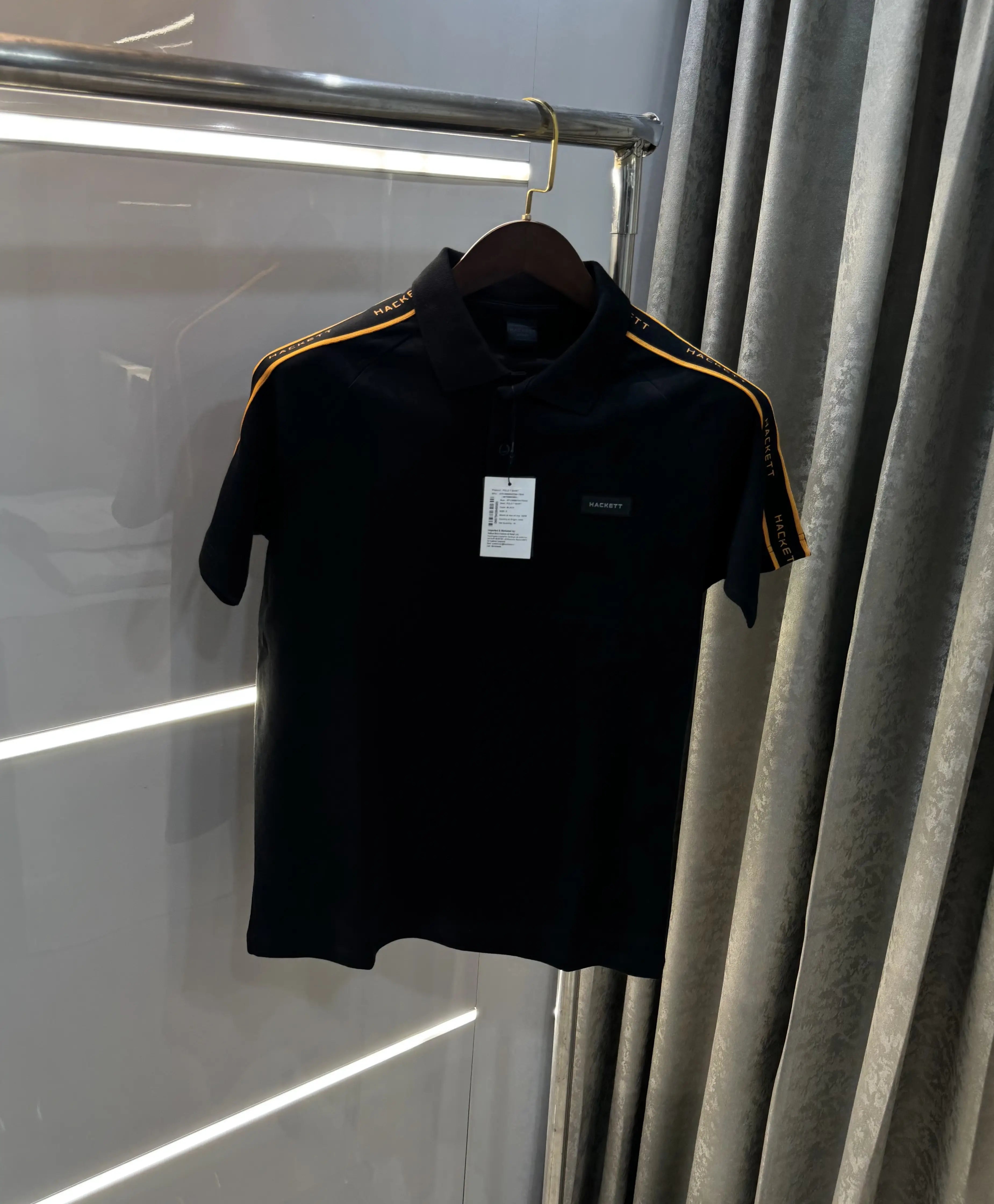 Hacket Black Logo Work Premium Polo T-Shirt Secondary image