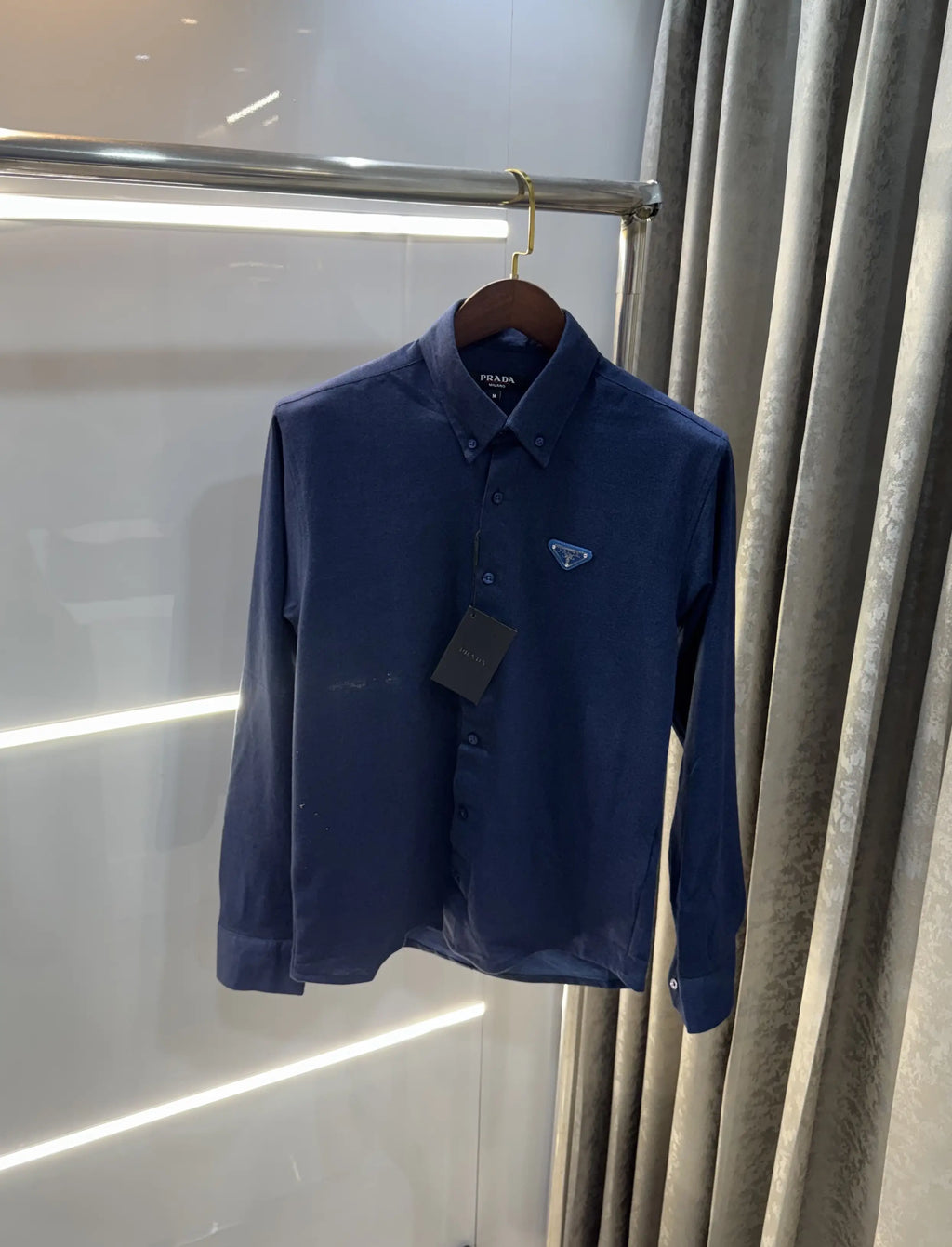 Prada Milano Indigo Blue Premium Shirt