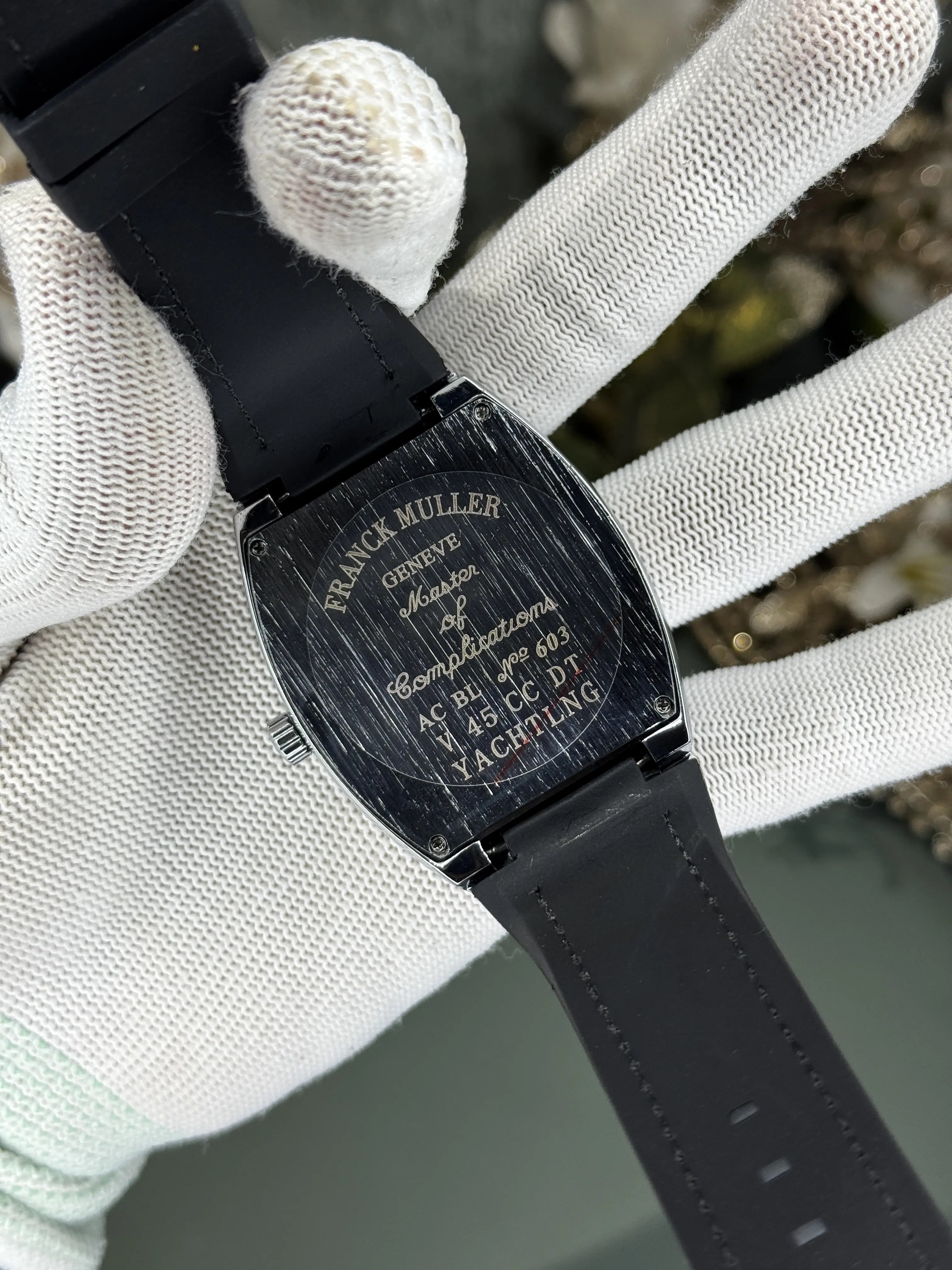 Frank  Muller Vanguard Silver Black Premium Watch
