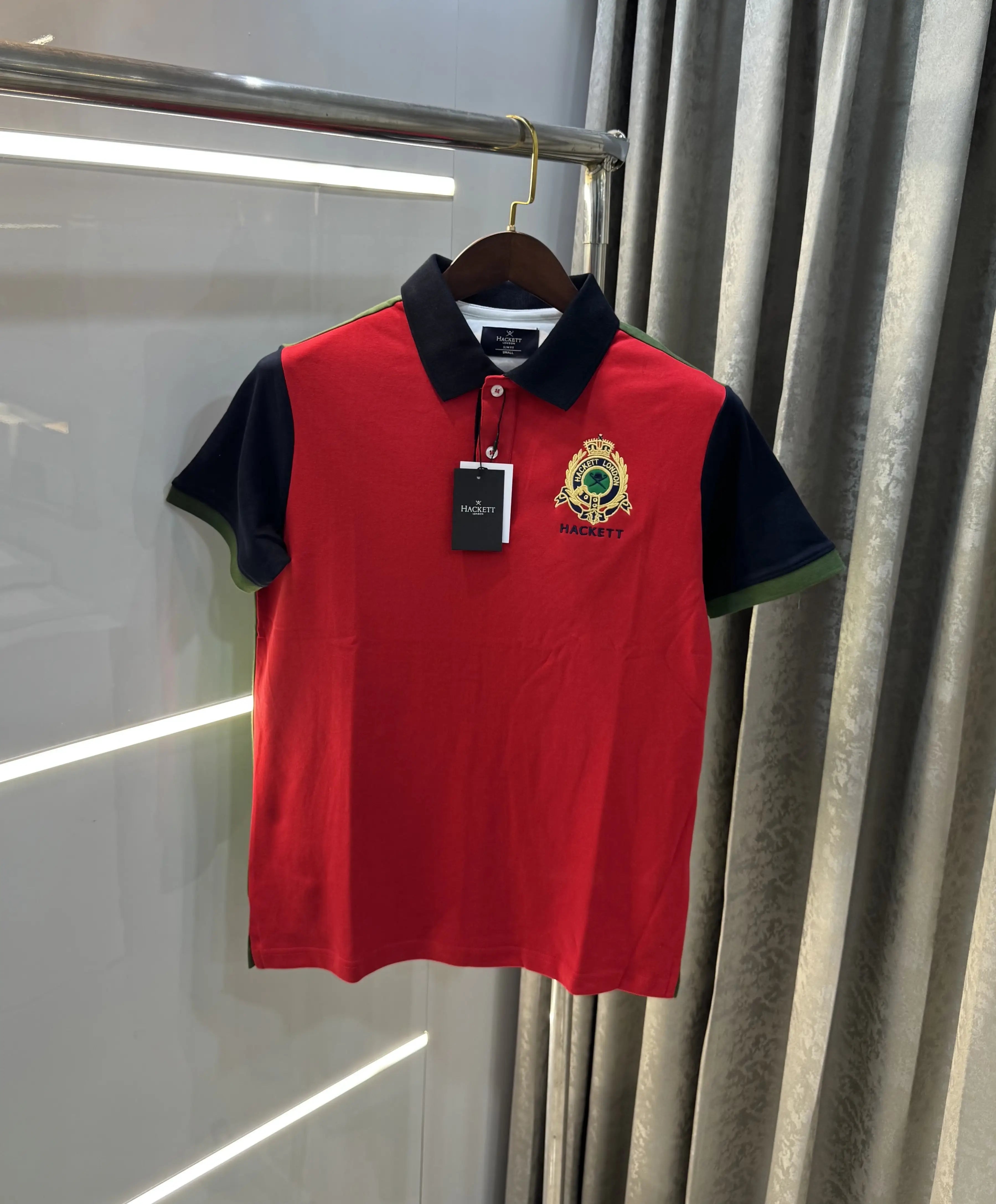 Hacket Red Logo Work Premium Polo T-Shirt Secondary image