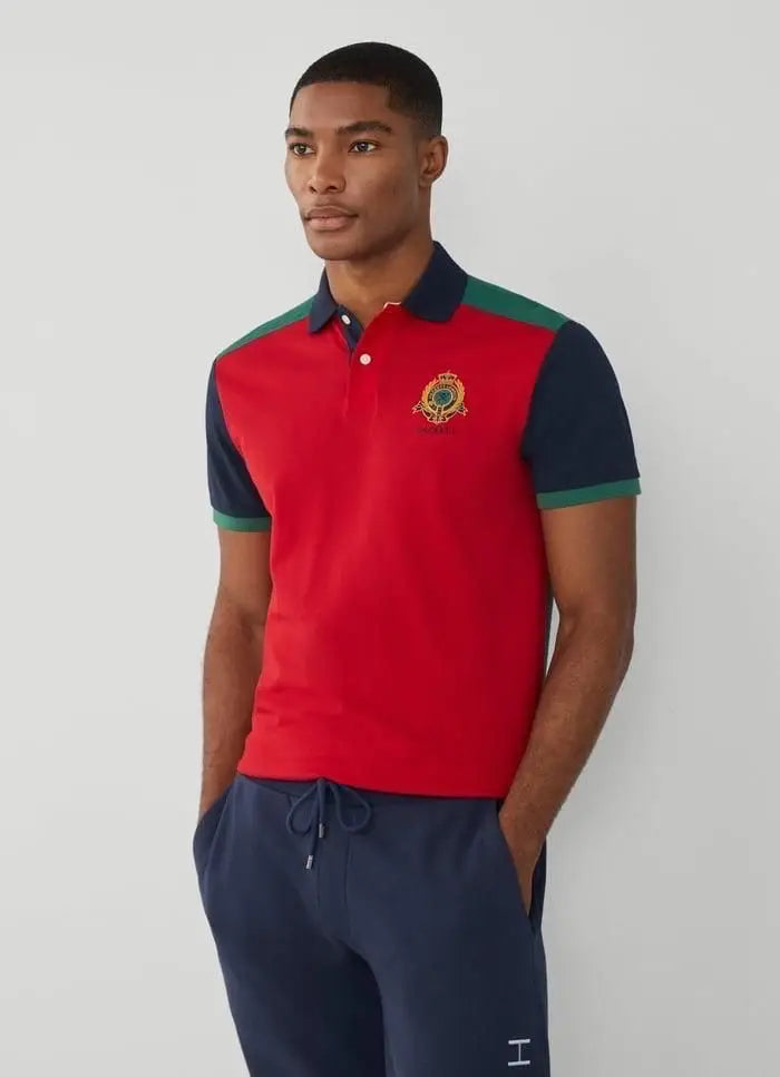 Hacket Red Logo Work Premium Polo T-Shirt