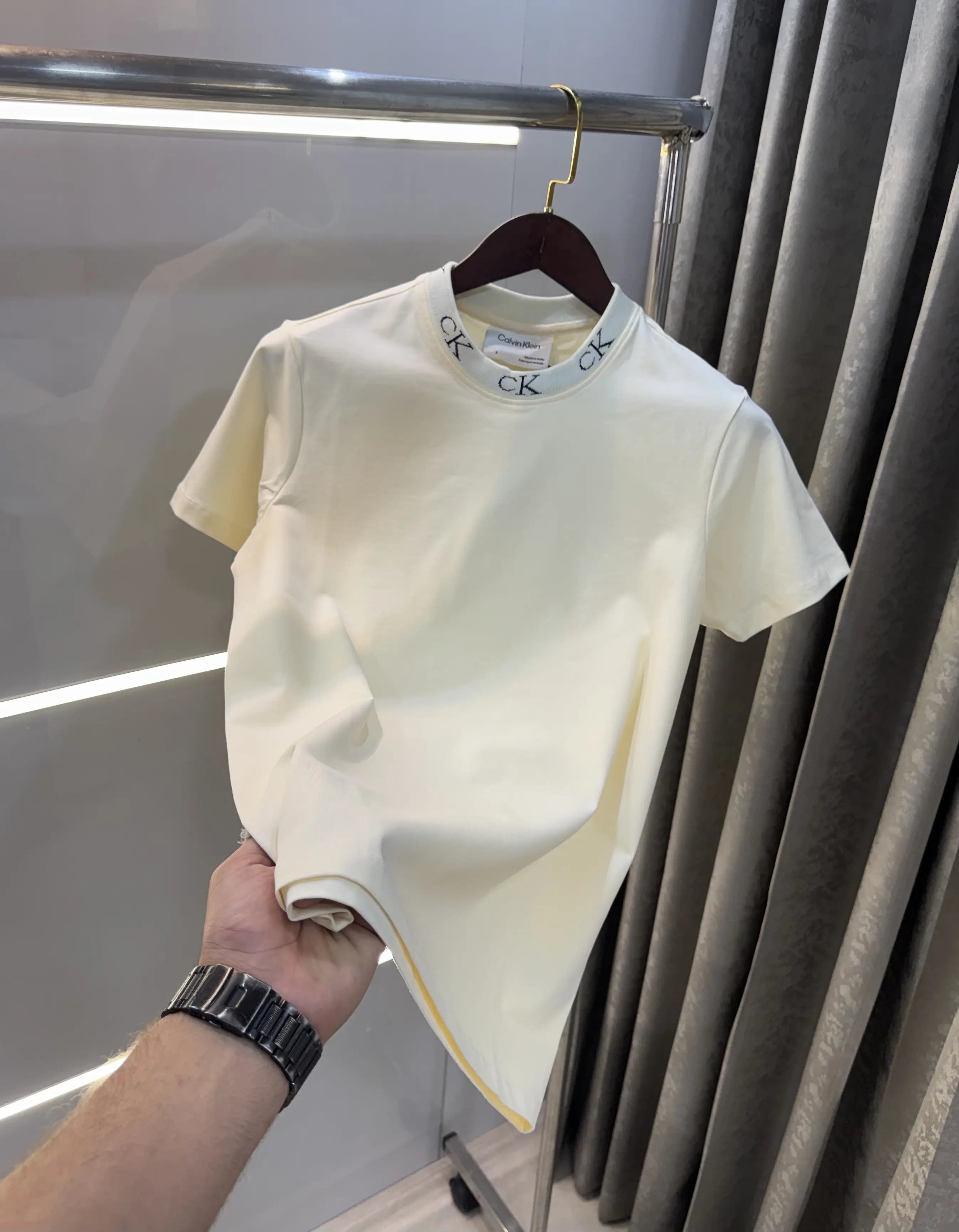 Calvin Klein Cream Premium T-Shirt Secondary image