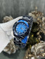 Seiko Black Blue Premium Quartz Watch