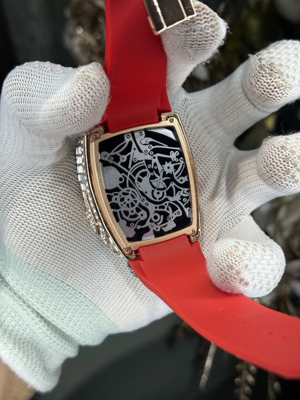 Jacob&Co. Bugatt i Diamond Copper Red Premium Quartz Watch