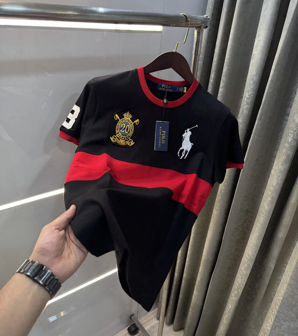Ralph Lauren Black Logo Work Premium T-Shirt