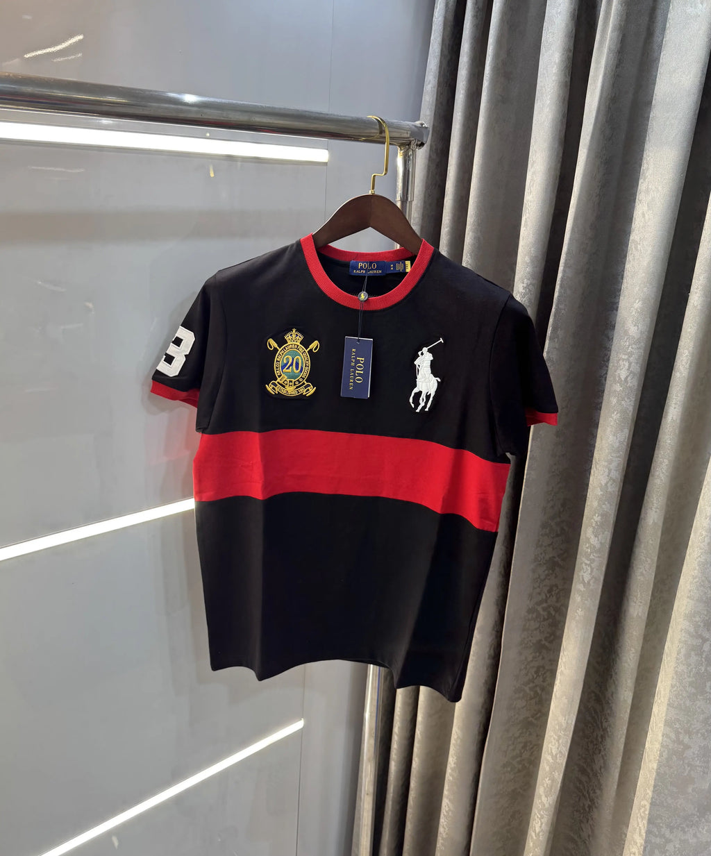 Ralph Lauren Black Logo Work Premium T-Shirt