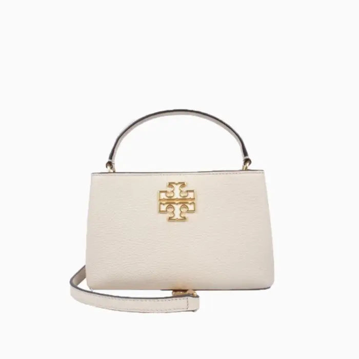 TORY BURCH BRITTEN SATCHEL PREMIUM BAG WITH OG BOX AND ACCESSORIES