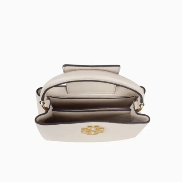 TORY BURCH BRITTEN SATCHEL PREMIUM BAG WITH OG BOX AND ACCESSORIES