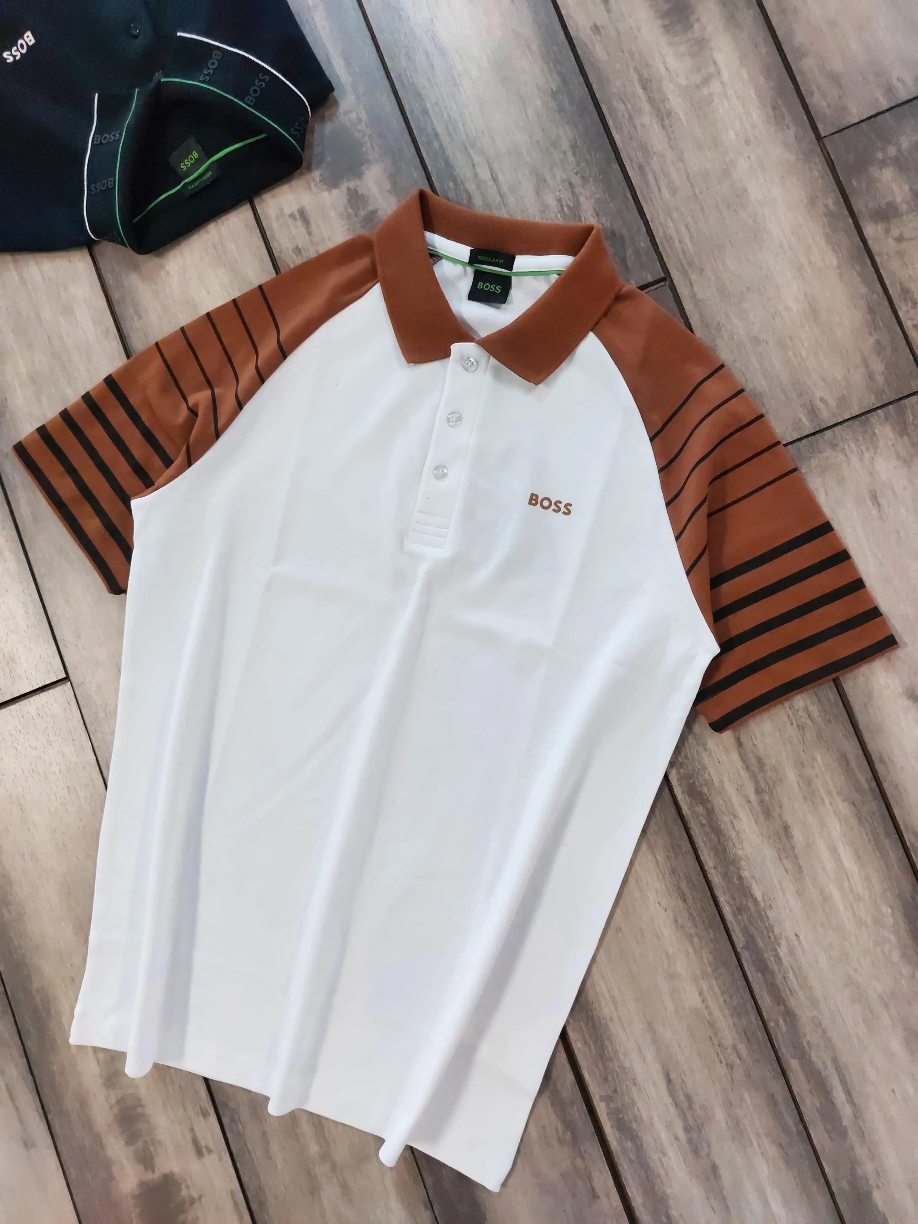 Hugo  Boss White Premium Polo T-shirt Main image