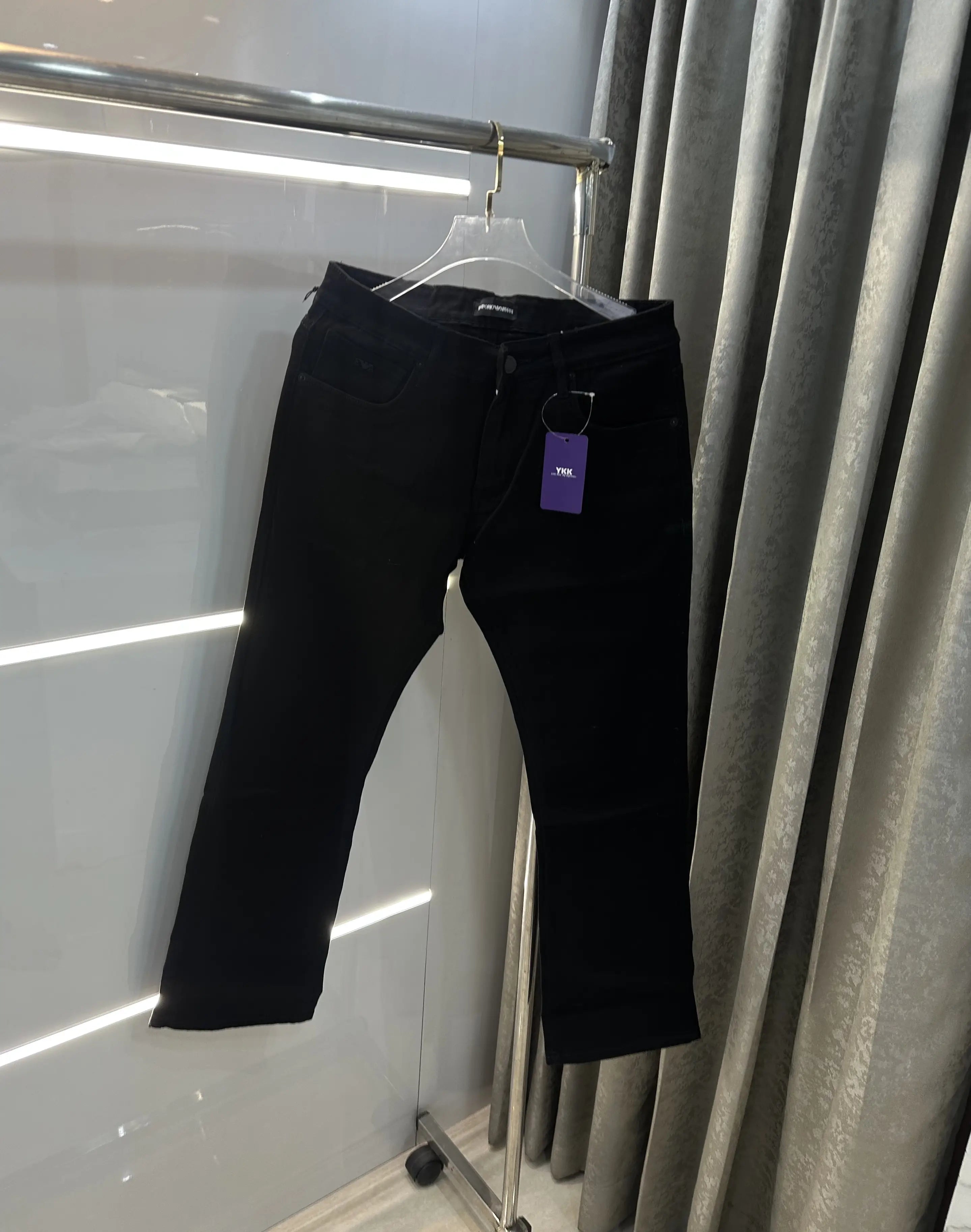 Emporio Armani Jet Black Imported BootCut  Denim