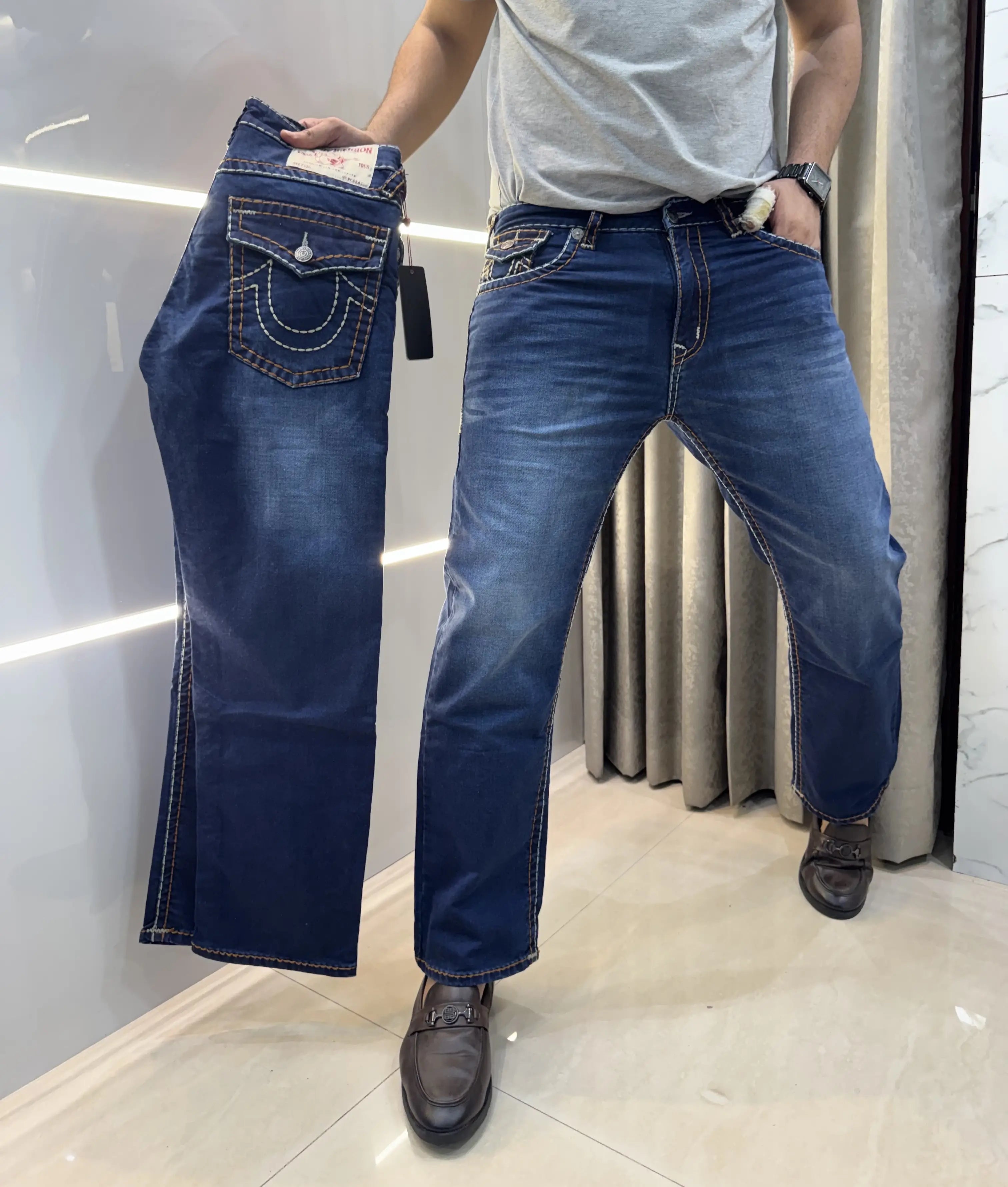 True Religion Blue Premium Imported Denim