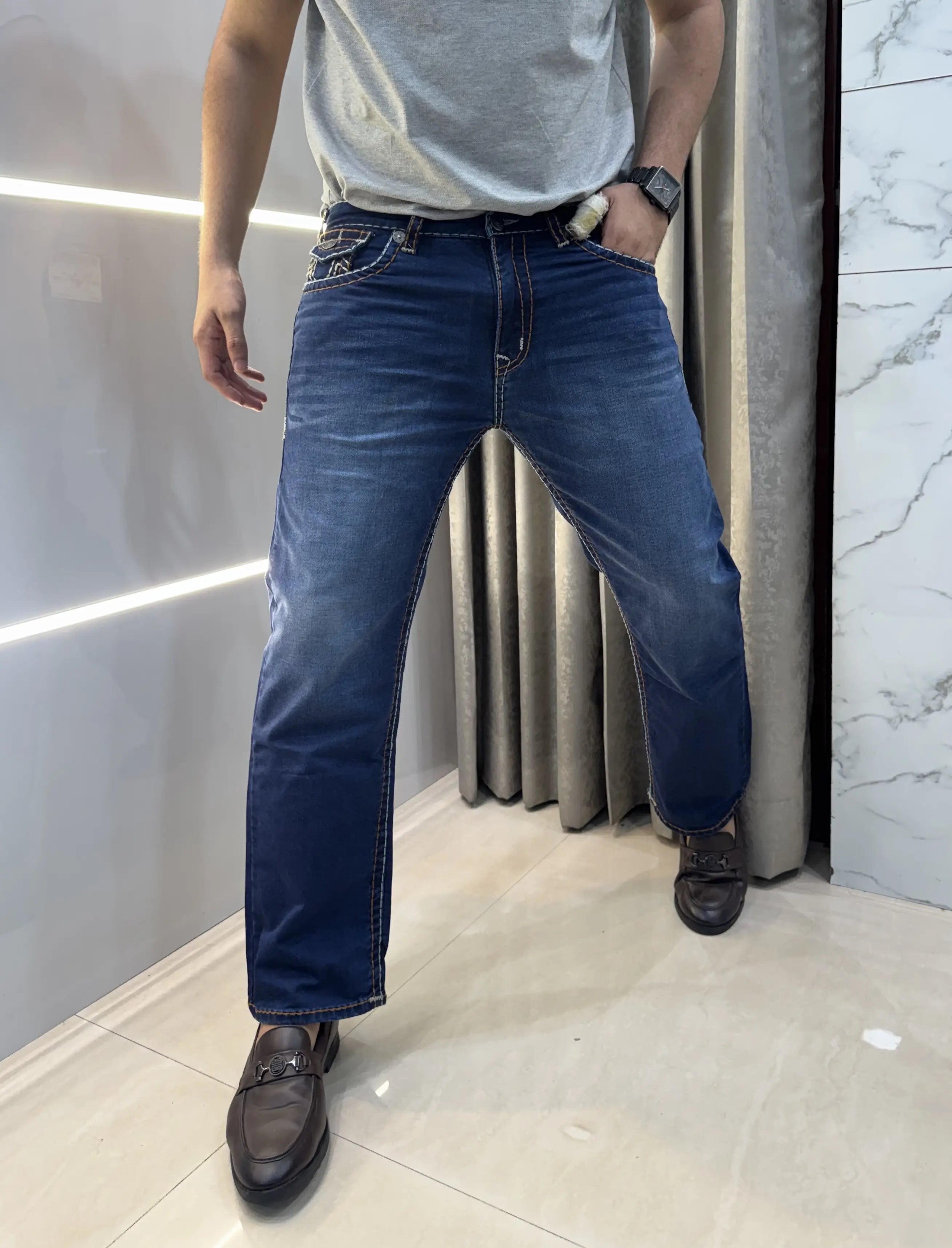 True Religion Blue Premium Imported Denim