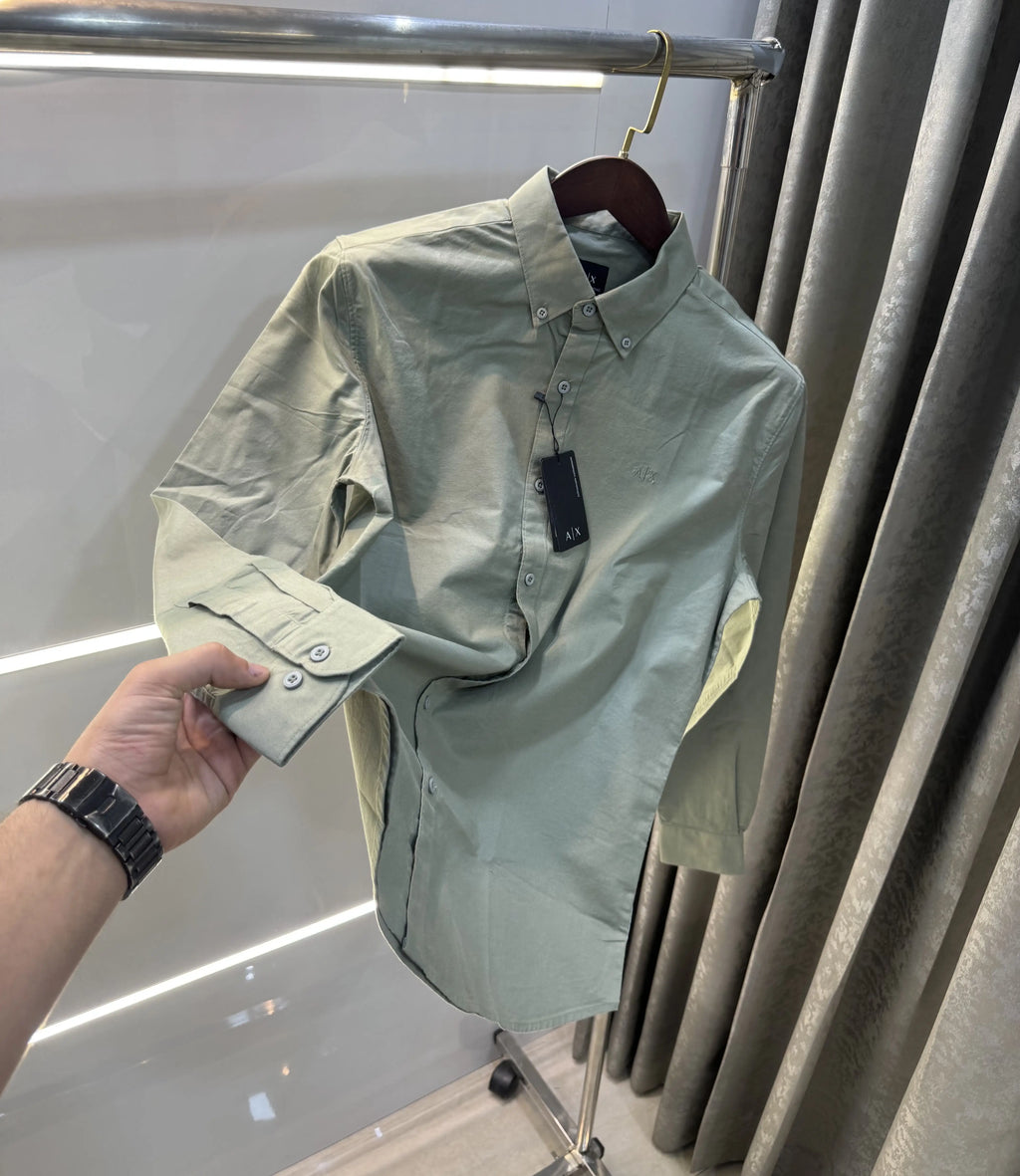 Armani Exchange Pastel Green Premium Shirt