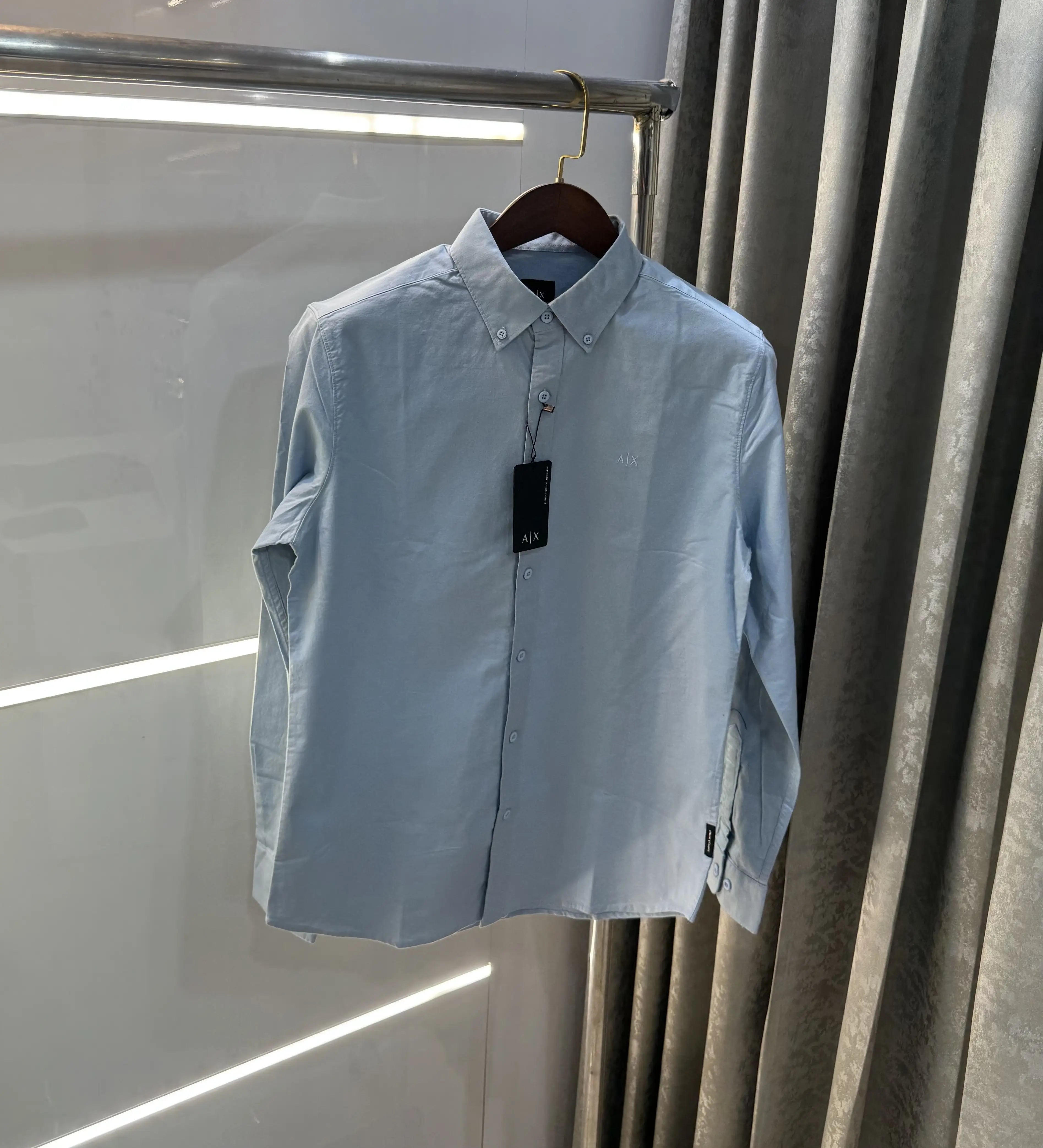 Armani Exchange Sky Blue Premium Shirt Secondary image