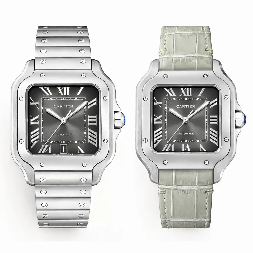 Cartier Santos Premium Automatic Dual Strap