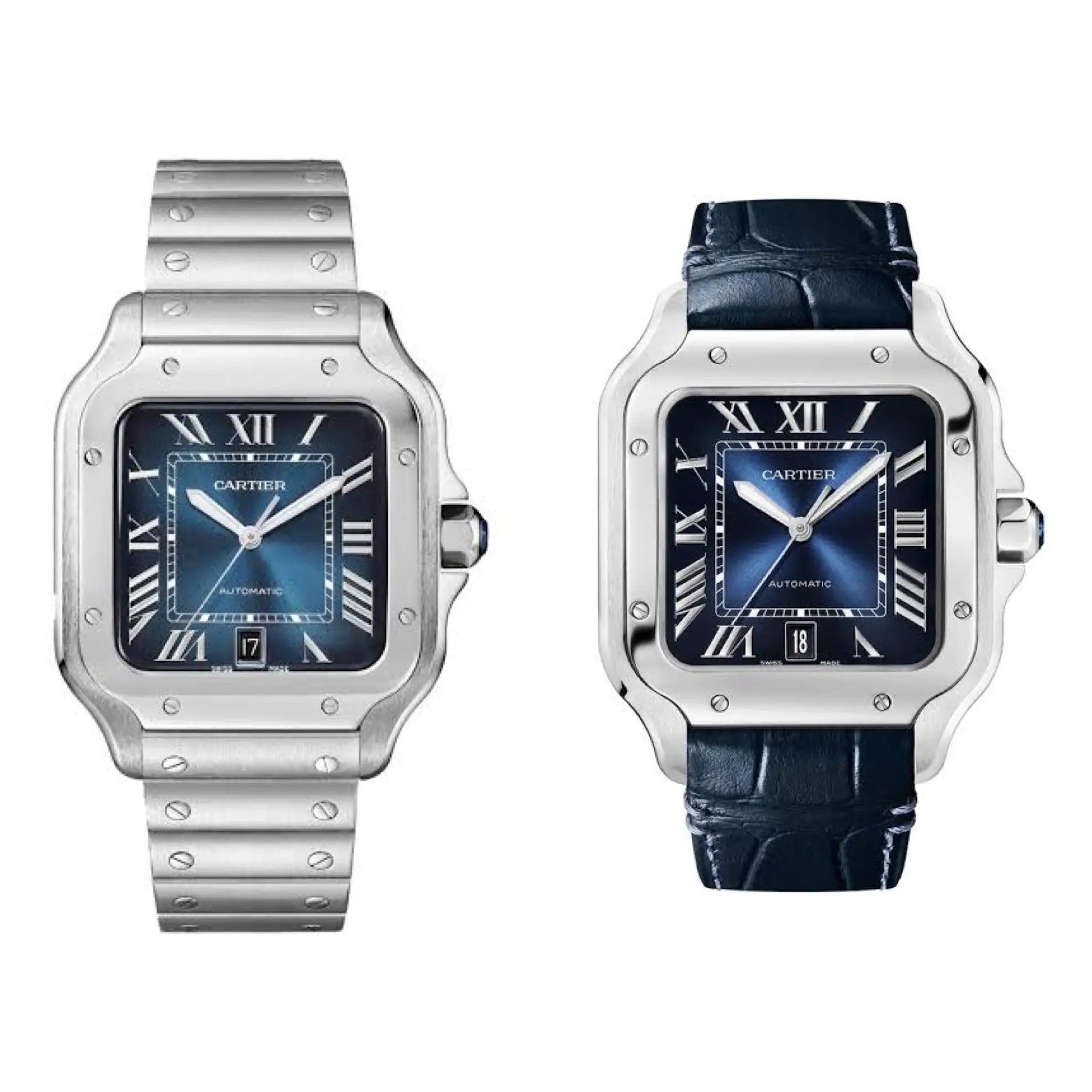 Cartier Santos Premium Automatic Dual Strap