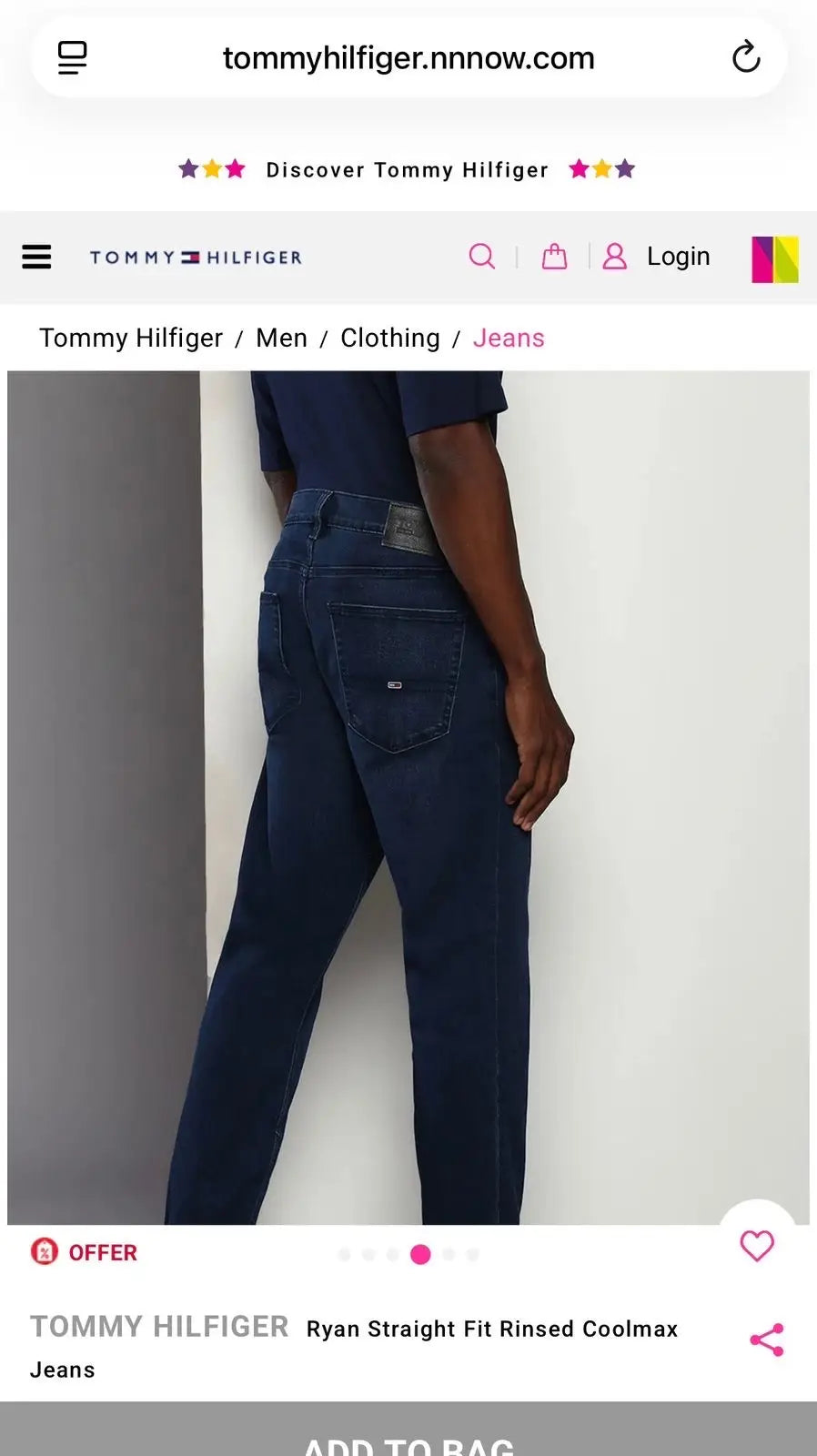 Tommy Hilfiger Blue Classic Premium Denim Main image