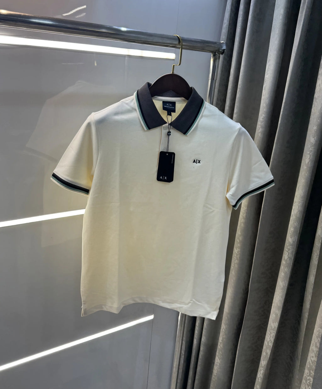 Arman i Exchange Cream Logo Work Premium Polo T-Shirt