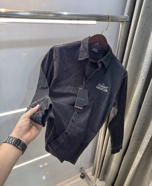 Tommy Hilfiger Black Logo Work Premium Shirt