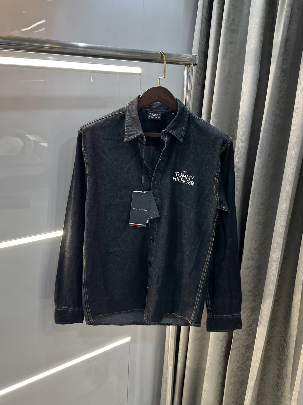 Tommy Hilfiger Black Logo Work Premium Shirt