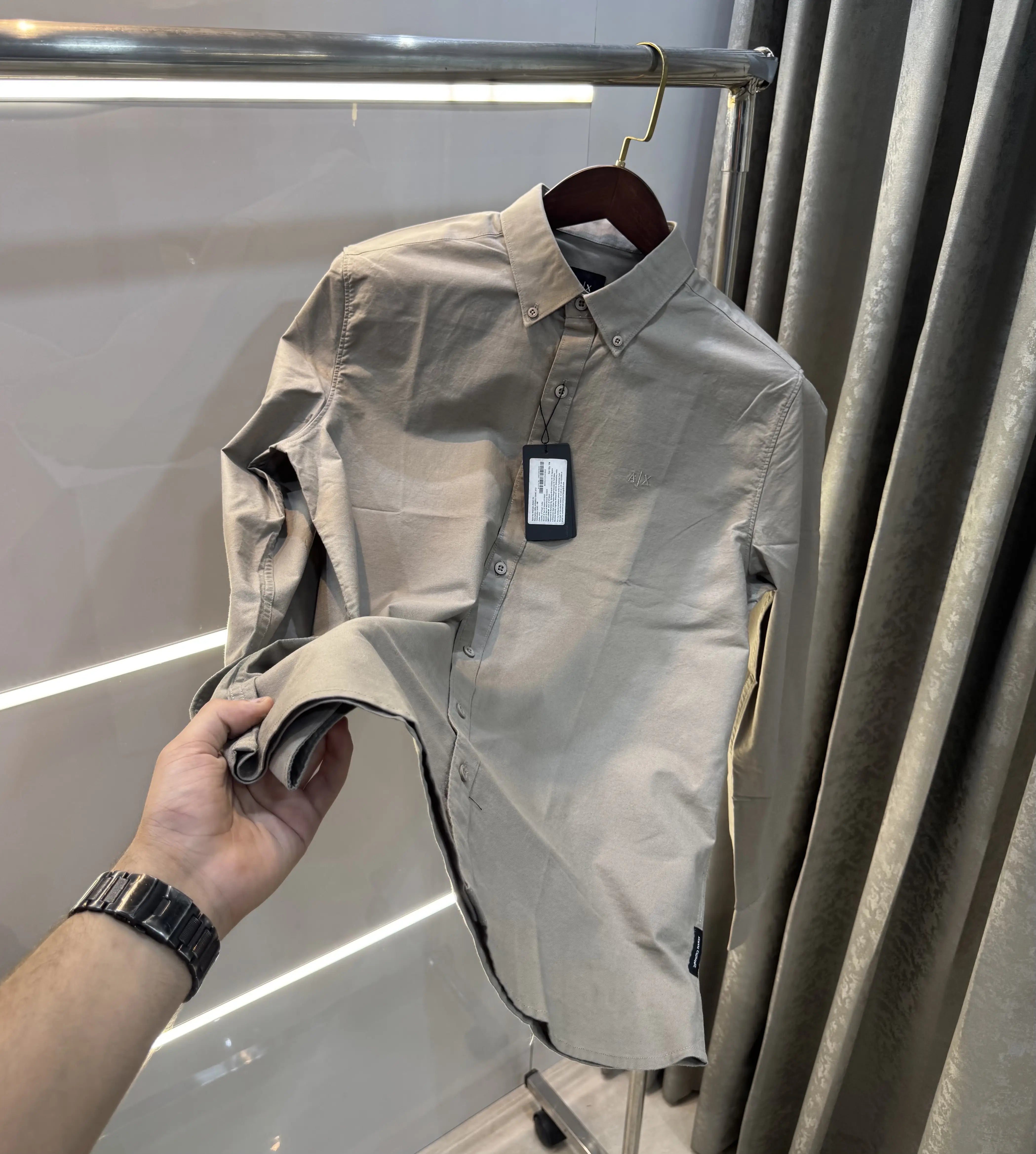 Armani Exchange Beige Premium Shirt Main image