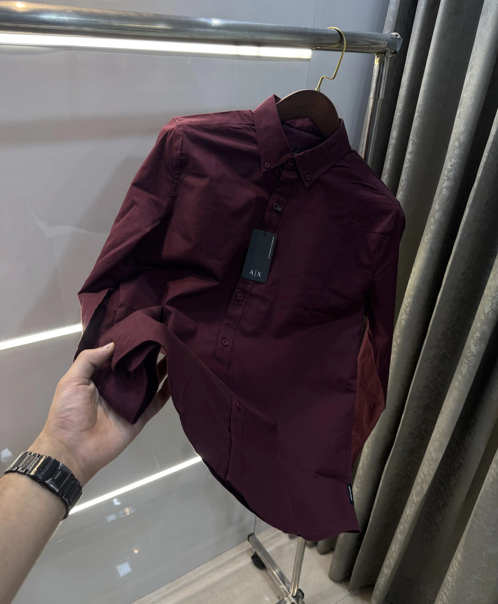 Armani Exchange Wine Premium Shirt