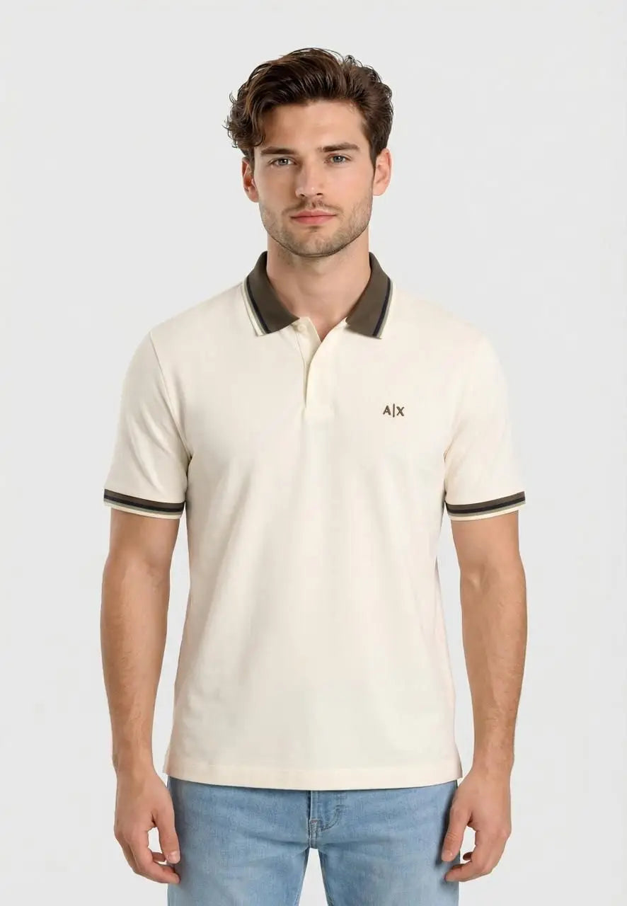 Arman i Exchange Cream Logo Work Premium Polo T-Shirt Main image