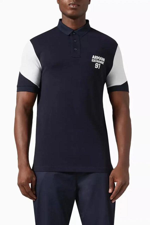 Arman i Exchange Blue Logo Work Premium Polo T-Shirt
