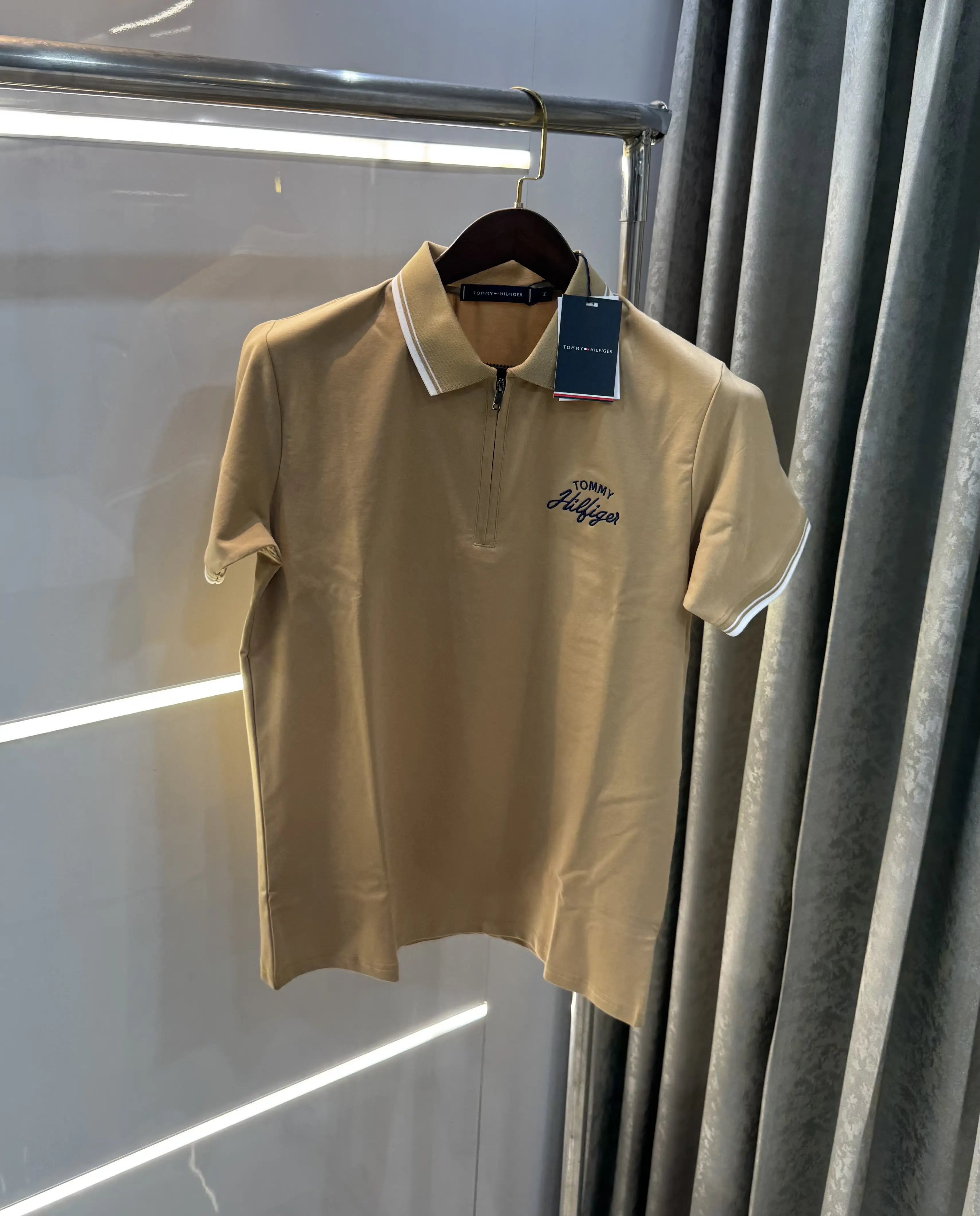 Tommy Hilfiger Beige Premium Polo T-Shirt Secondary image