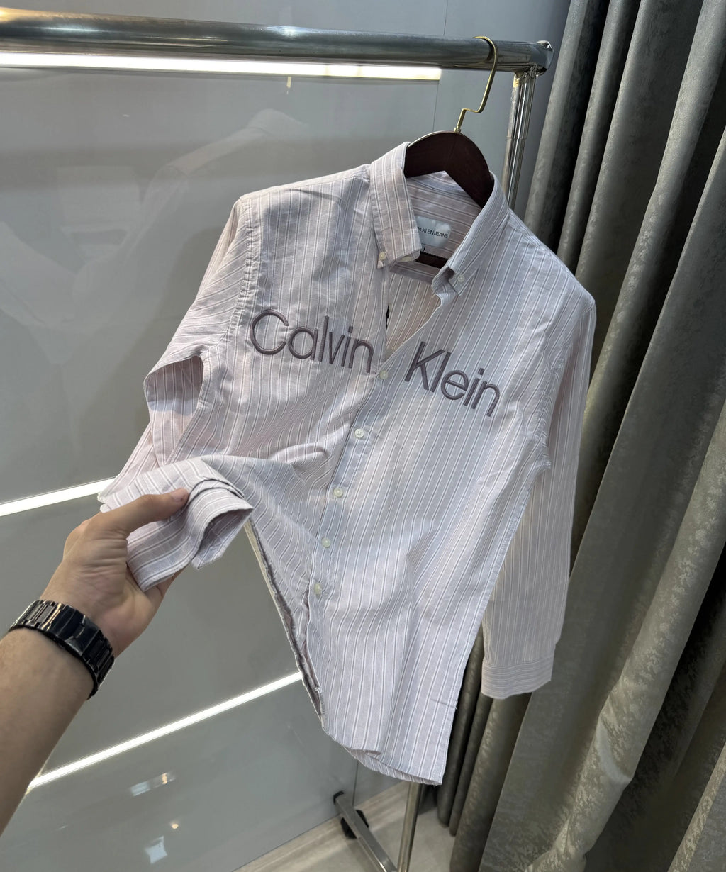 Calvin Klein Milange Logo Work Premium Shirt
