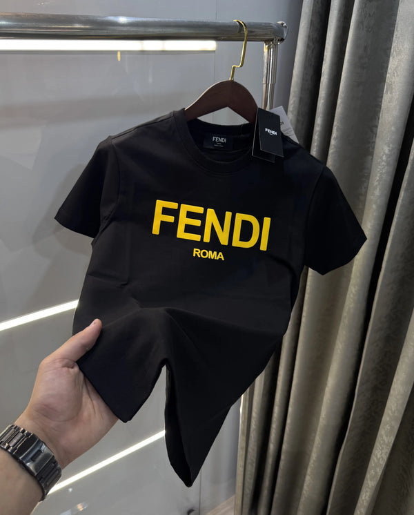 Fendi Black A Premium Classic T-Shirt
