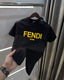 Fendi Black A Premium Classic T-Shirt
