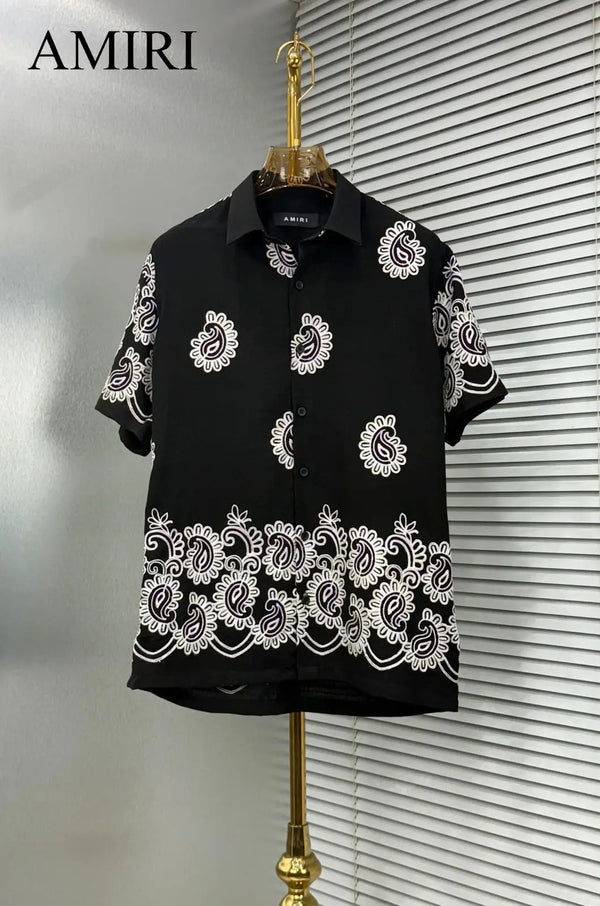 Amiri Black Designer Premium Shirt