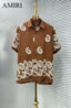 Amiri Light Brown Designer Premium Shirt
