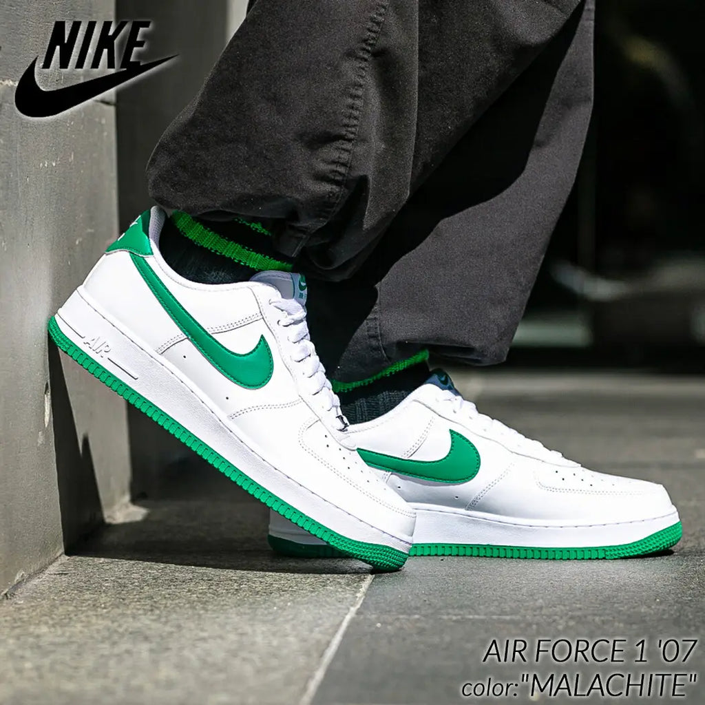 Nike Airforce 1 07 WHITE MALACHITE WHITE