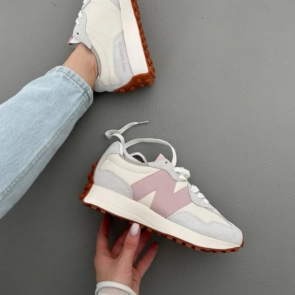 WMN NE.W BALANCE 327 GREY PINK WOMEN