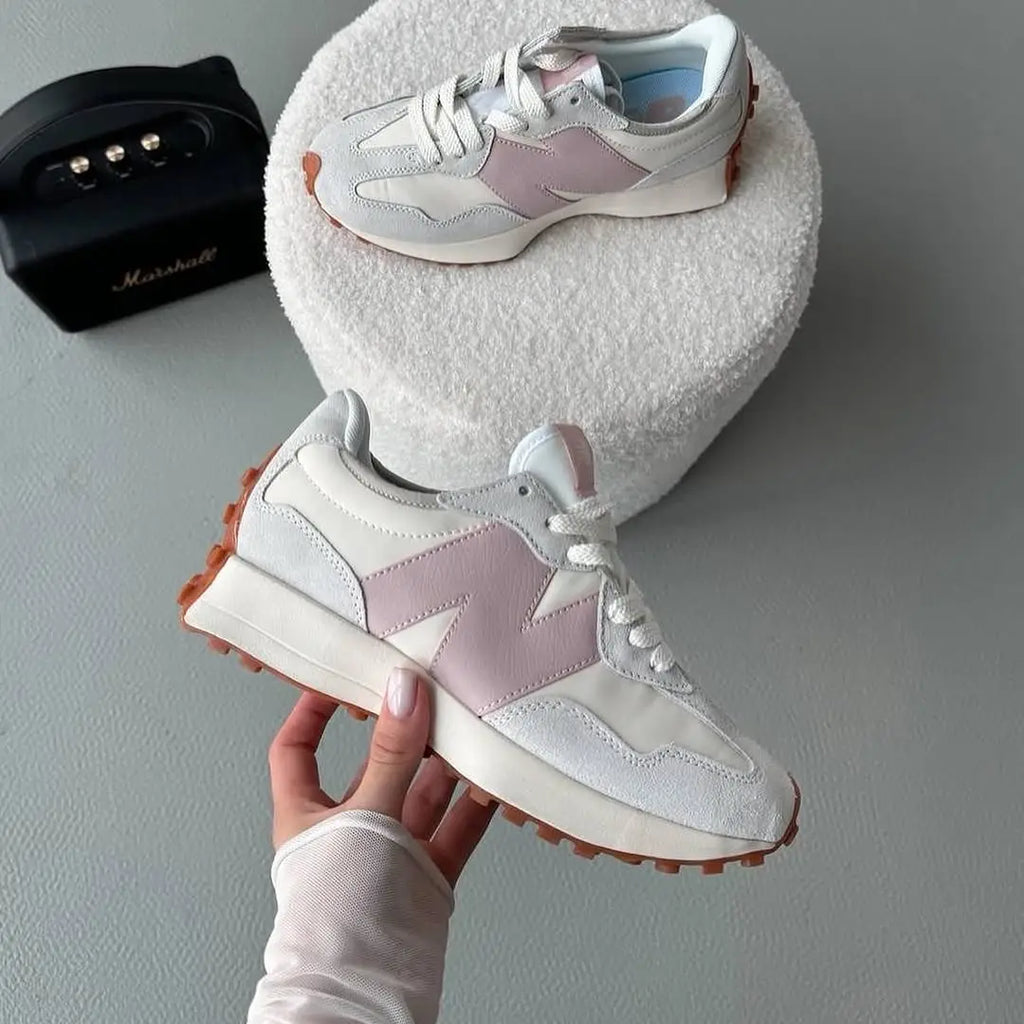 WMN NE.W BALANCE 327 GREY PINK WOMEN