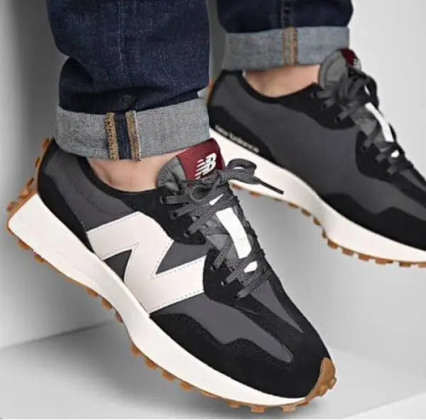 New Balance 327 Black White