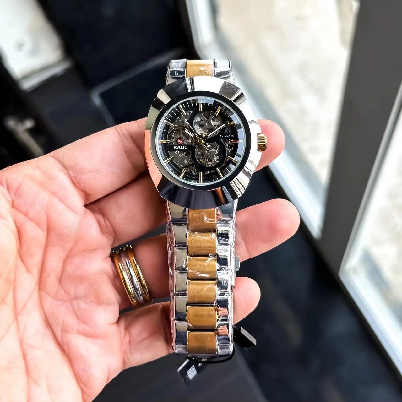 RADO_AUTO_GOLD-TT-BLACK