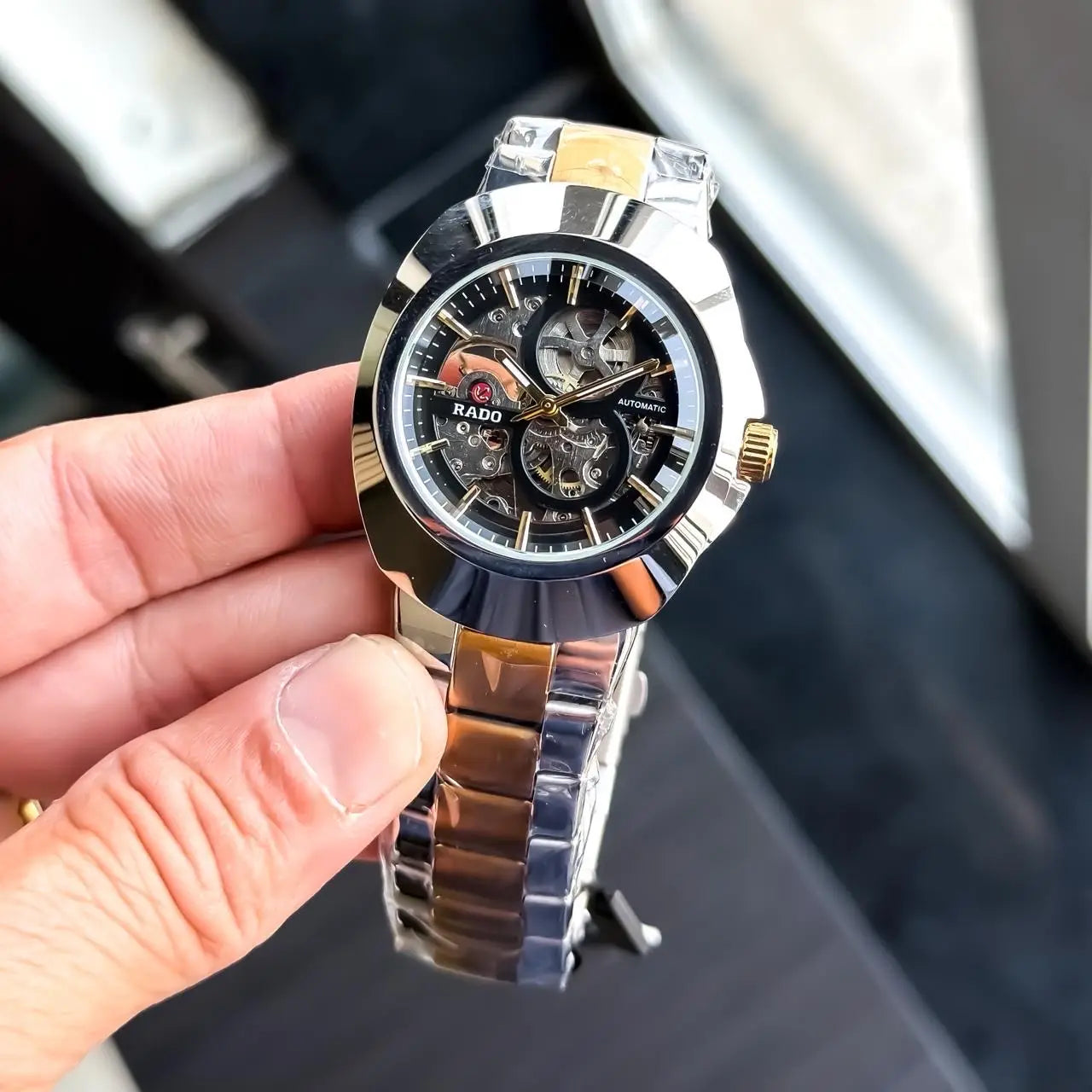 RADO_AUTO_GOLD-TT-BLACK