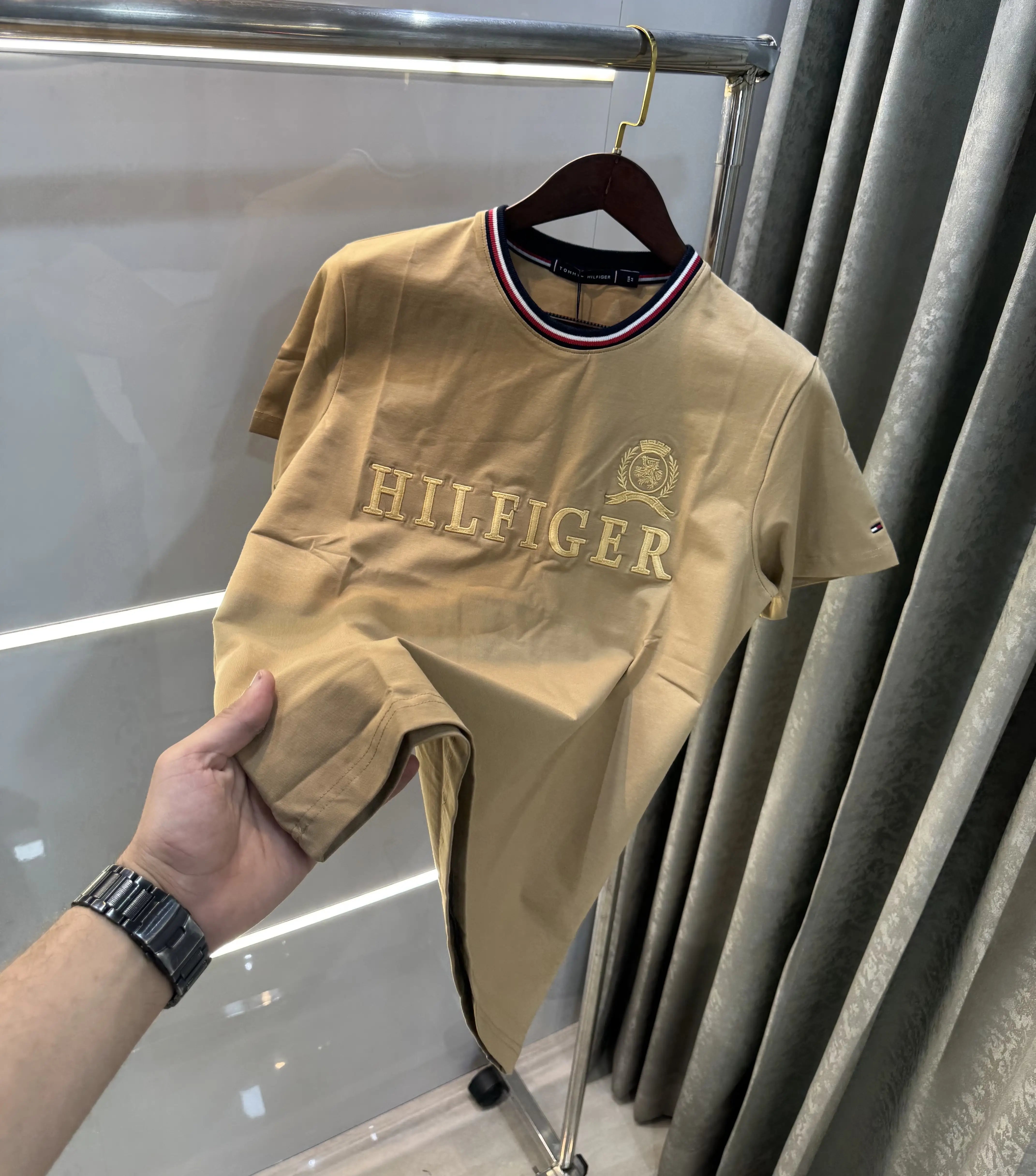 Tommy Hilfiger Beige Premium Classic T-Shirt Secondary image