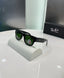 RayBan Puffer Black Green Premium Shades 840