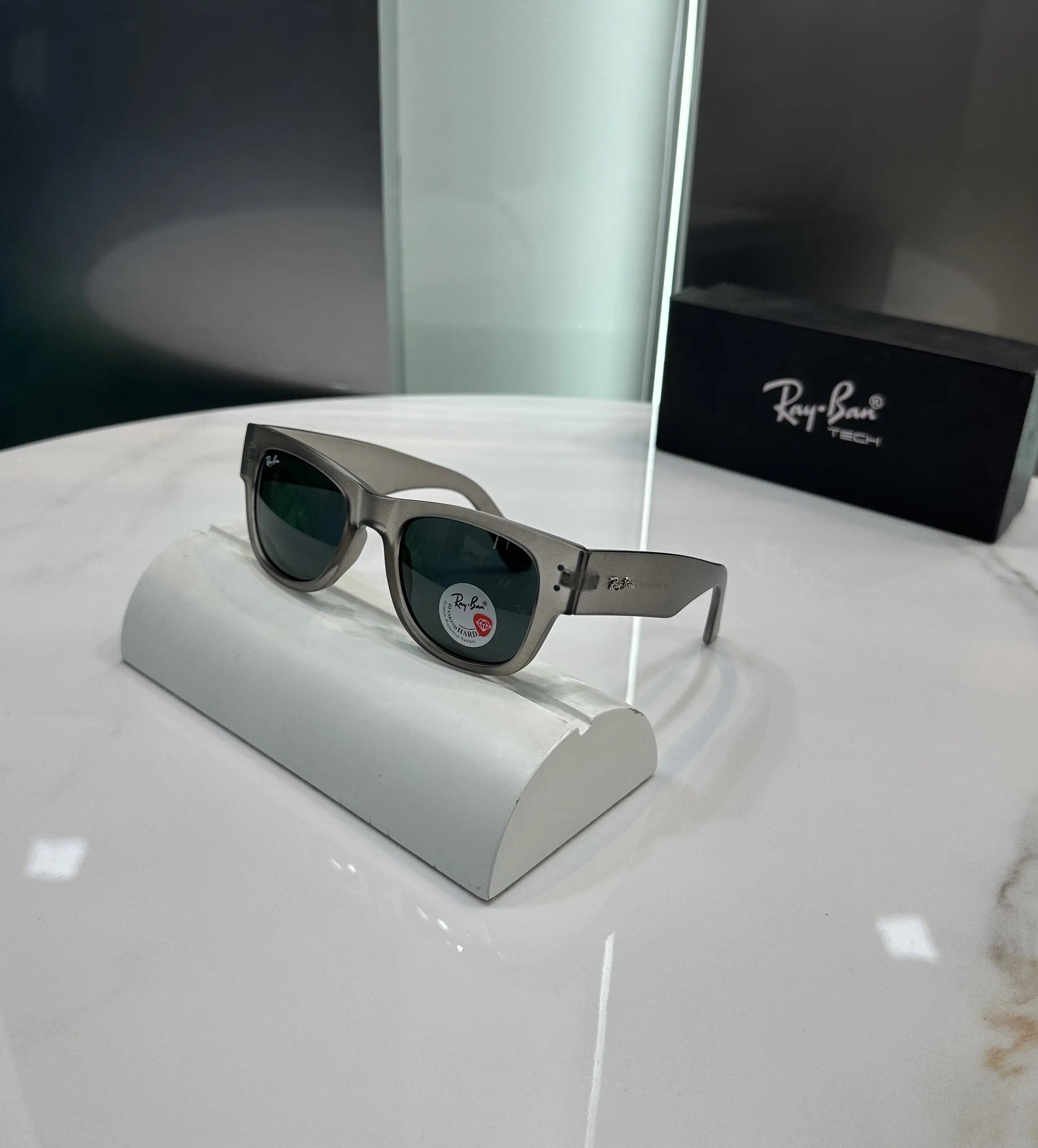 RayBan Puffer All Grey Premium Shades