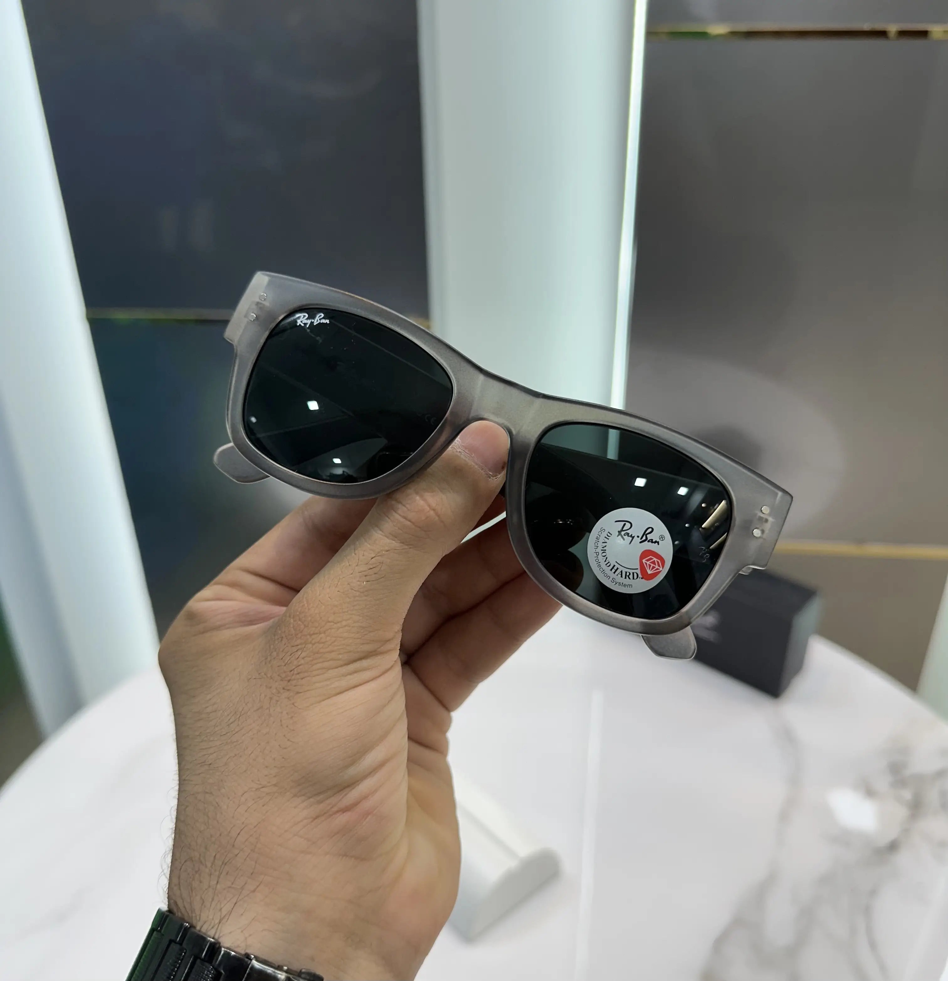 RayBan Puffer All Grey Premium Shades