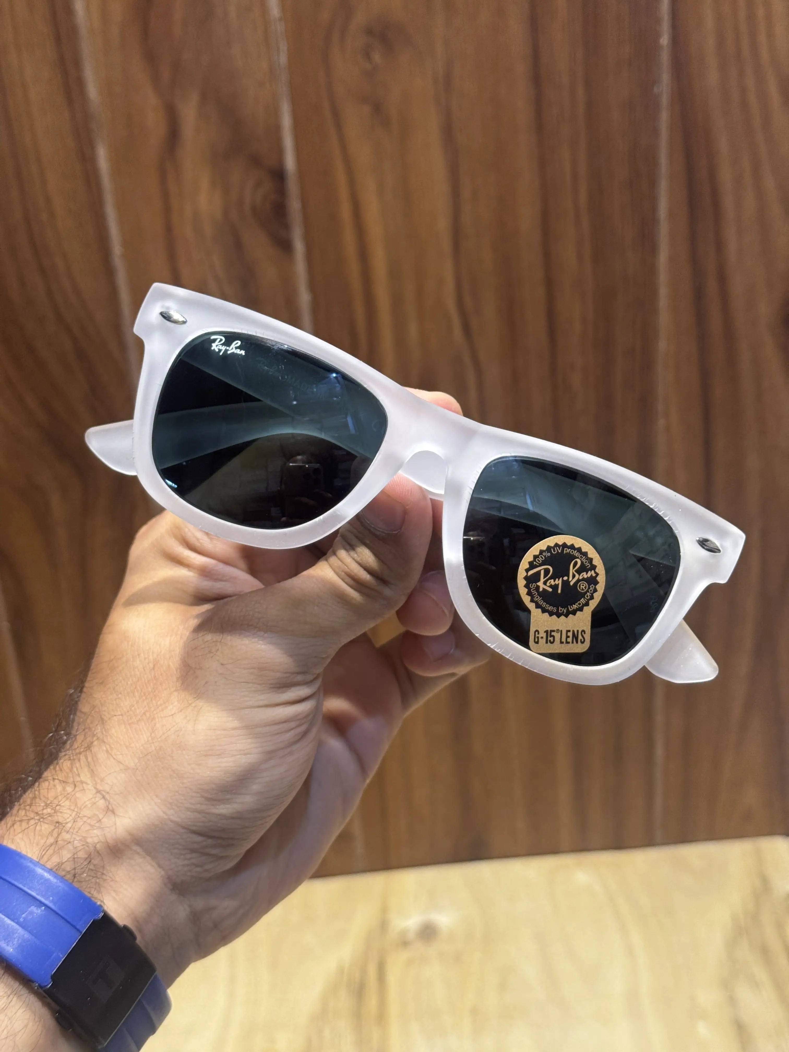 RayBan Ice Black Premium Shades 2140