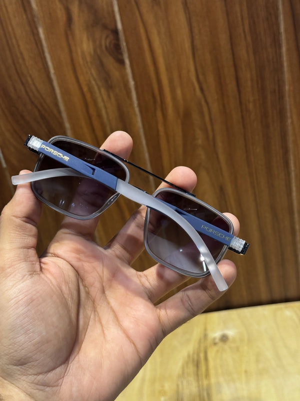 Porsche Silver Black Premium Shades 0943