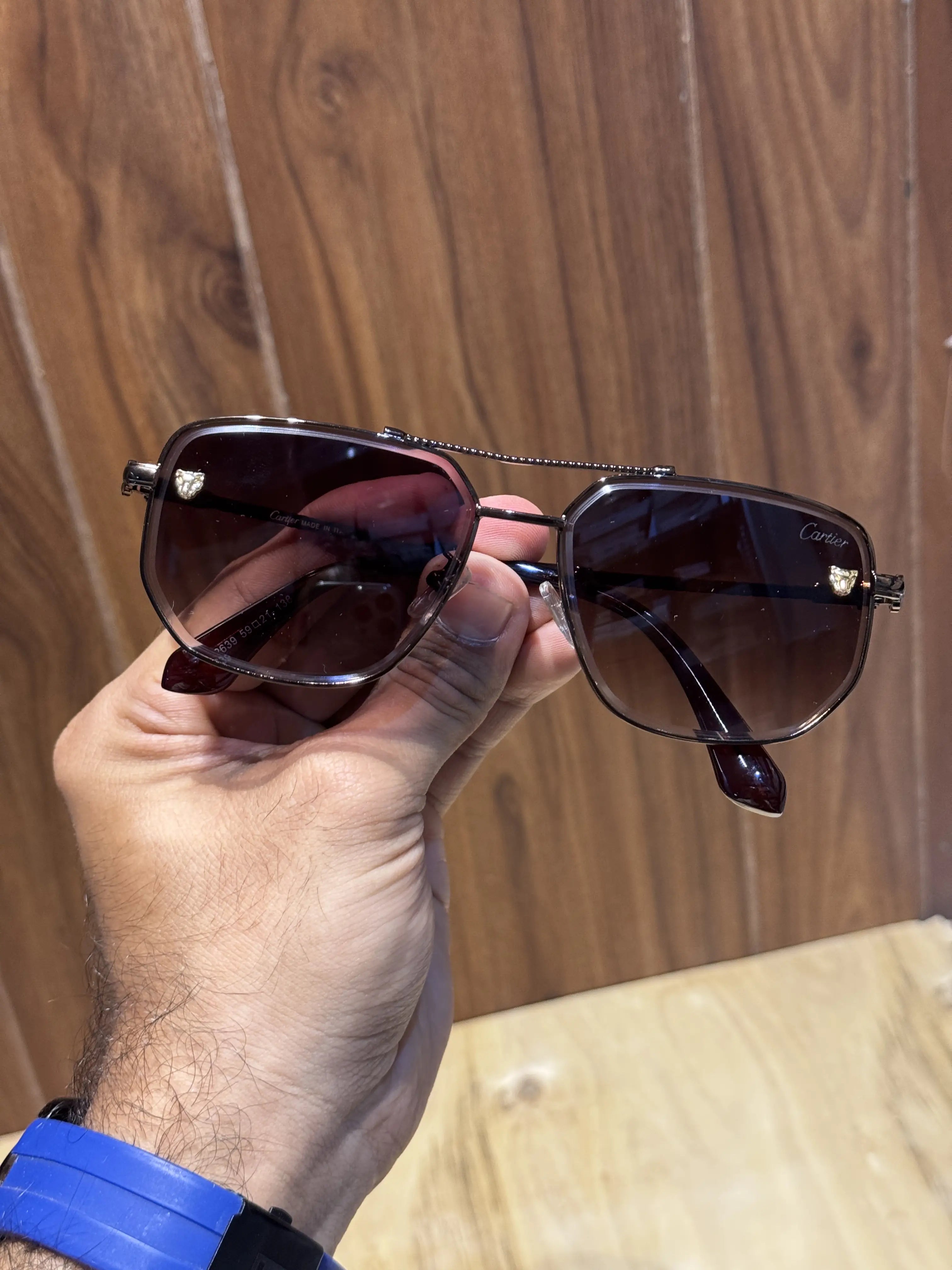 Cartie r All Brown Metal Premium Shades 2639